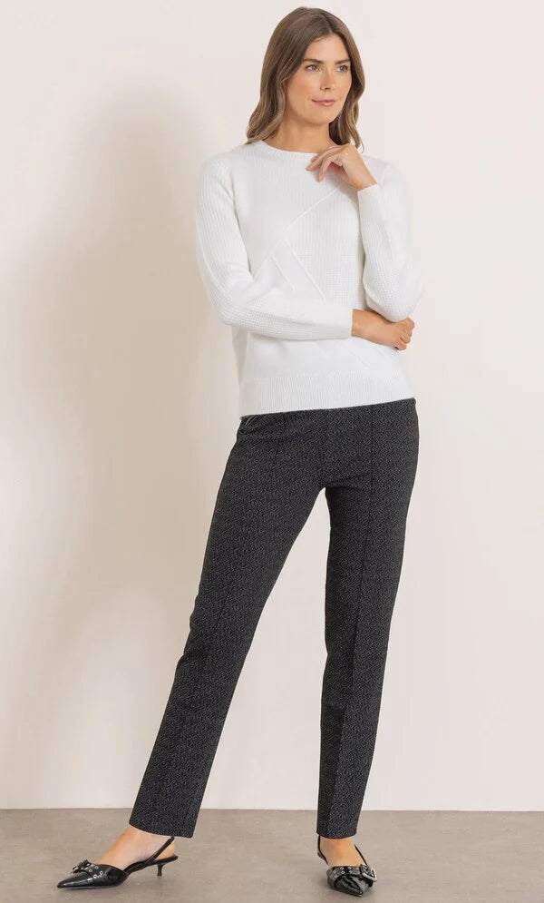 Slim Leg Speckled Trousers