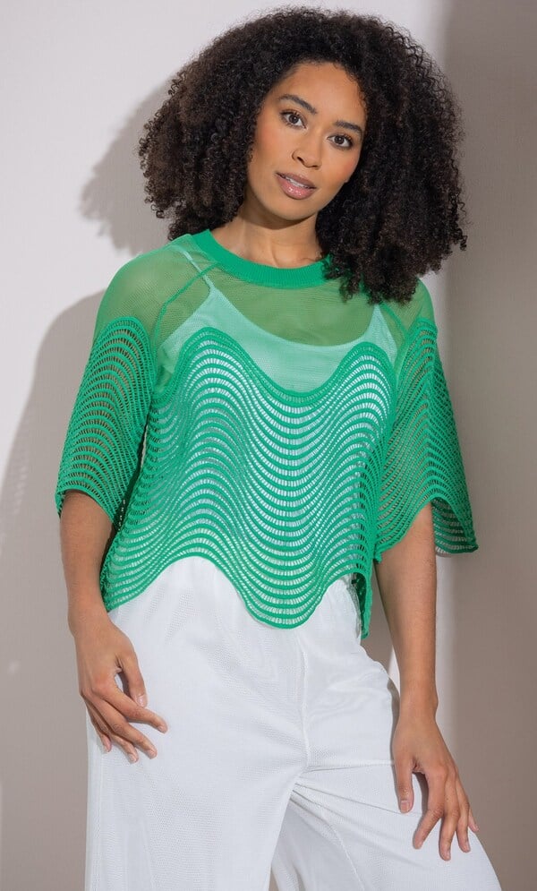 Crochet Wave Cover Up