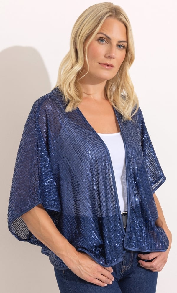 Sequin Mesh Cover Up
