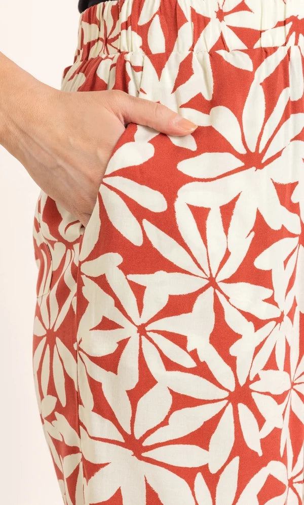 Floral Printed Pull On Shorts