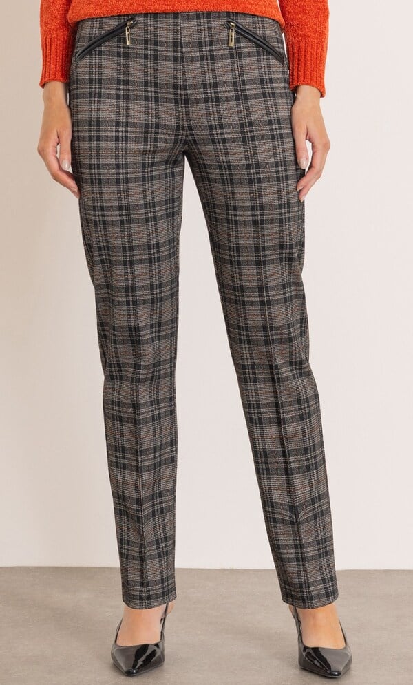Slim Leg Speckled Trousers